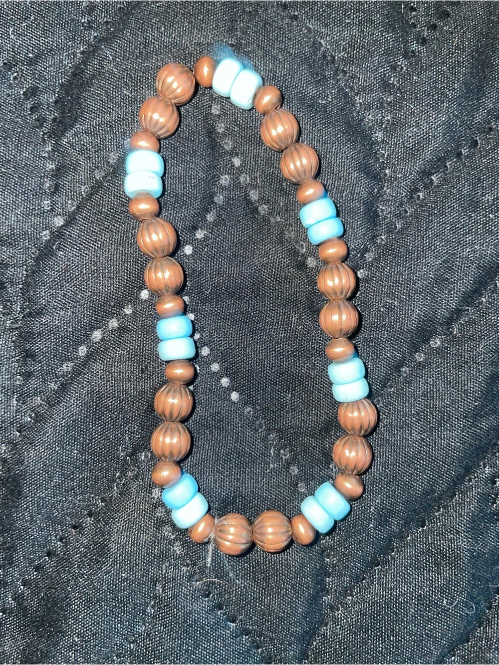 Copper & kingsman stretchy bracelet